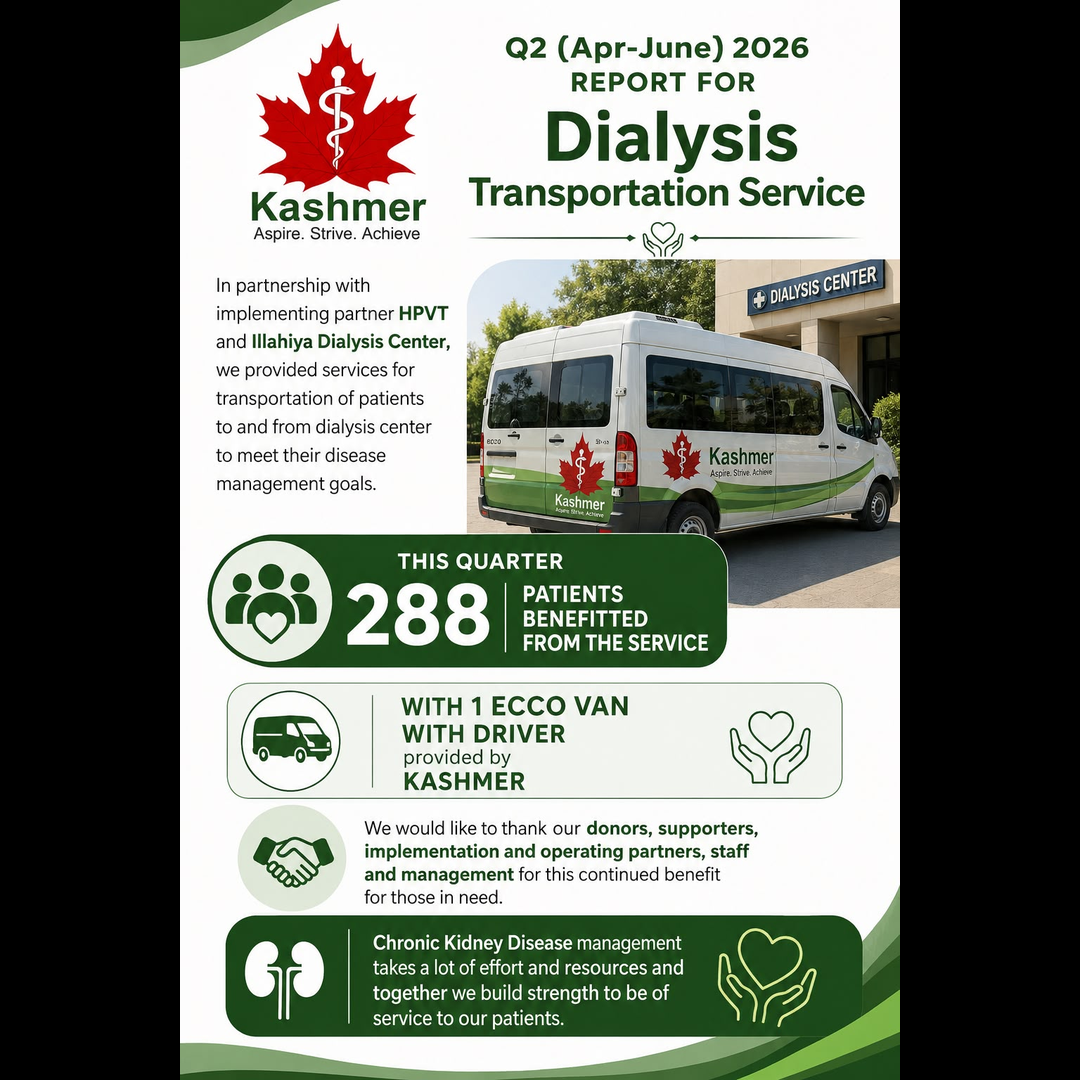 KASHMER Q2 2026 Dialysis Transportation Service report